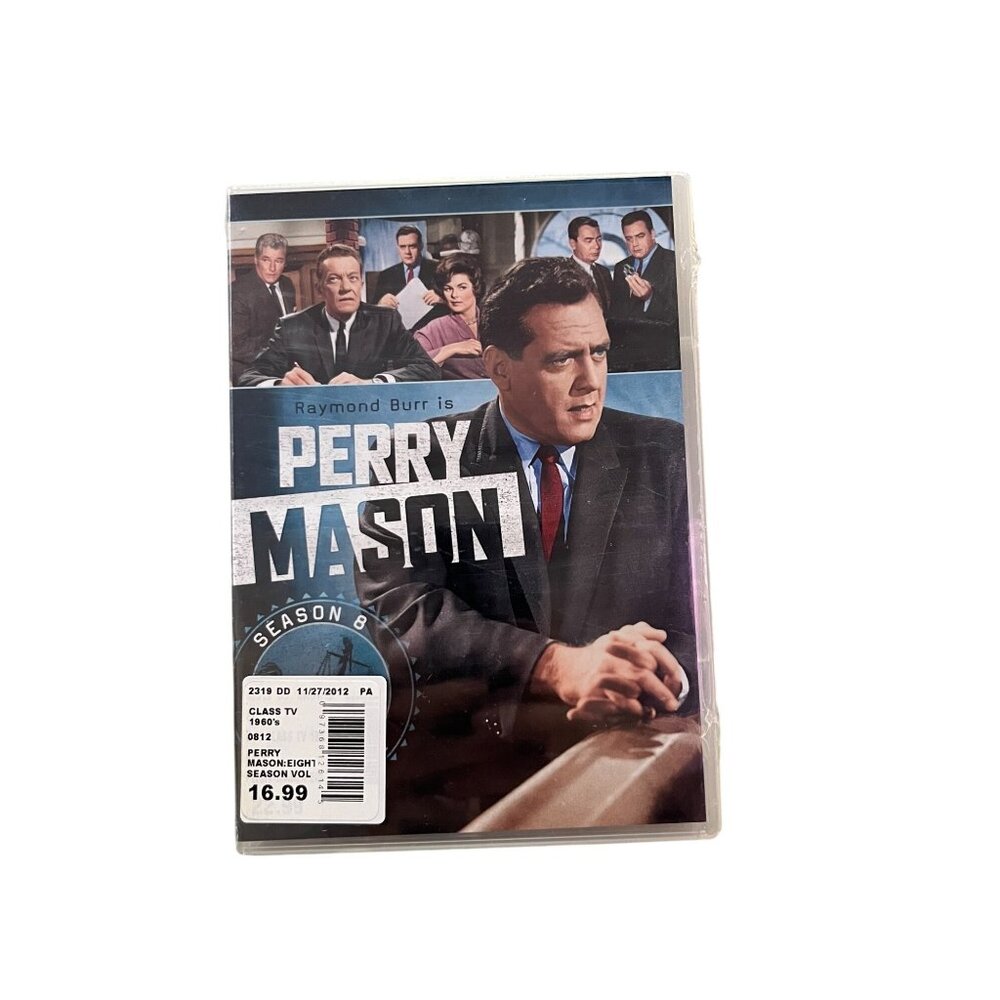 Perry Mason Season 8 Vol 1 DVD NEW Sealed Raymond Burr Drama Crime TV